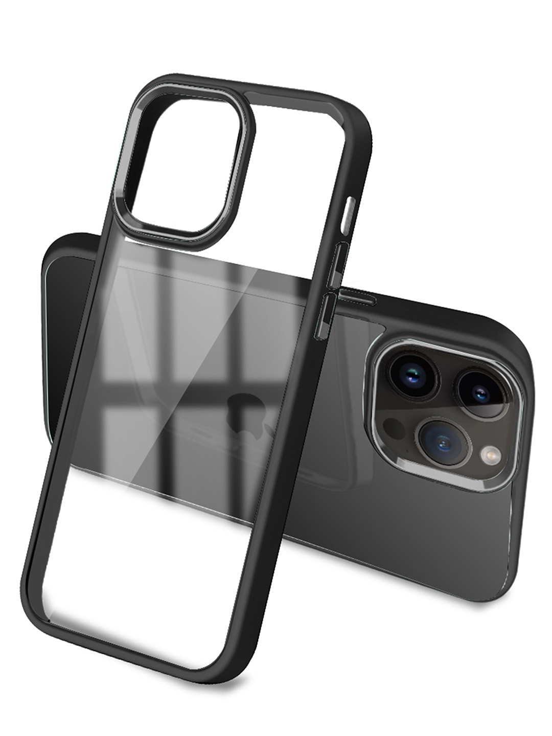 

Karwan Black iPhone 12 Pro Metal Lens Phone Back Cover