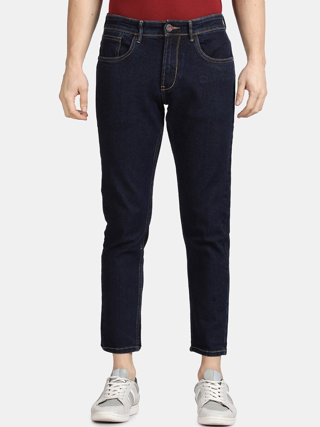 

Llak Jeans Men Tapered Fit Stretchable Jeans, Blue