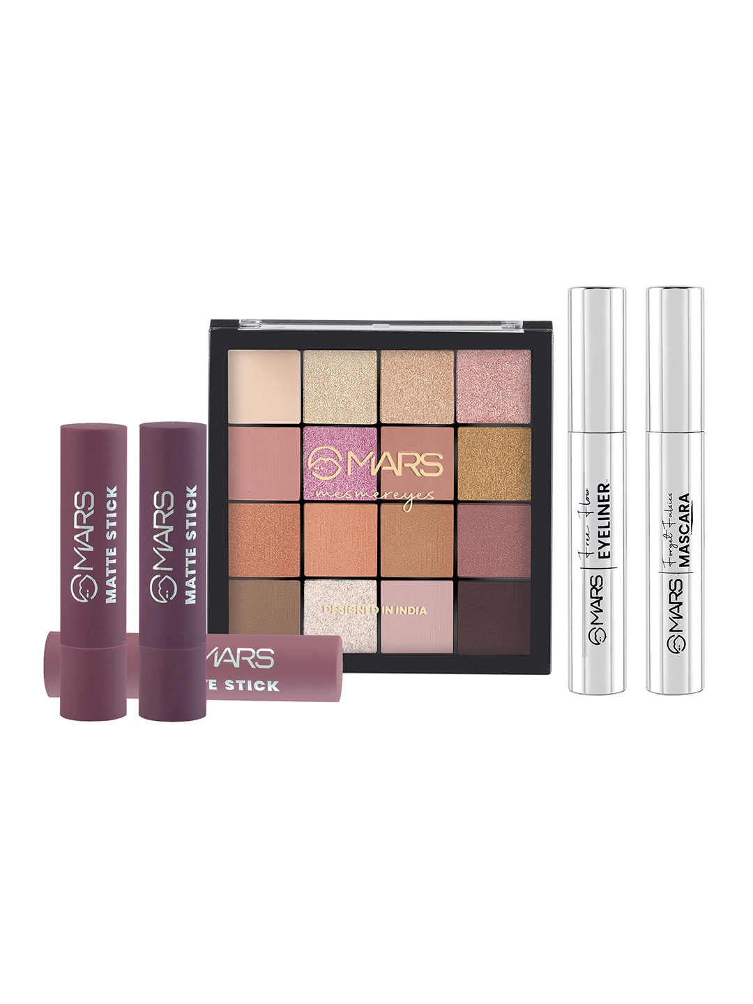 

MARS Mesmereyes Matte & Smudge Proof Makeup Gift Set, Multi