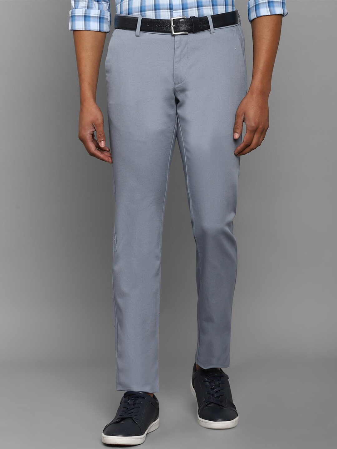 

Allen Solly Men Slim Fit Trousers, Grey