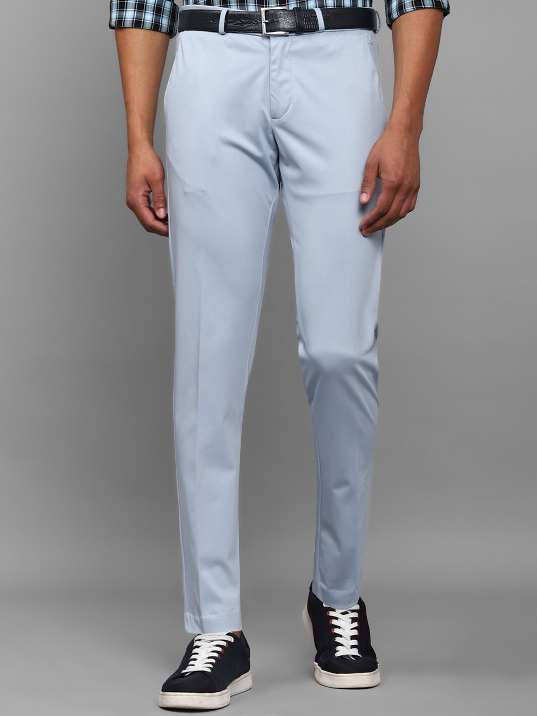 

Allen Solly Men Slim Fit Trousers, Blue