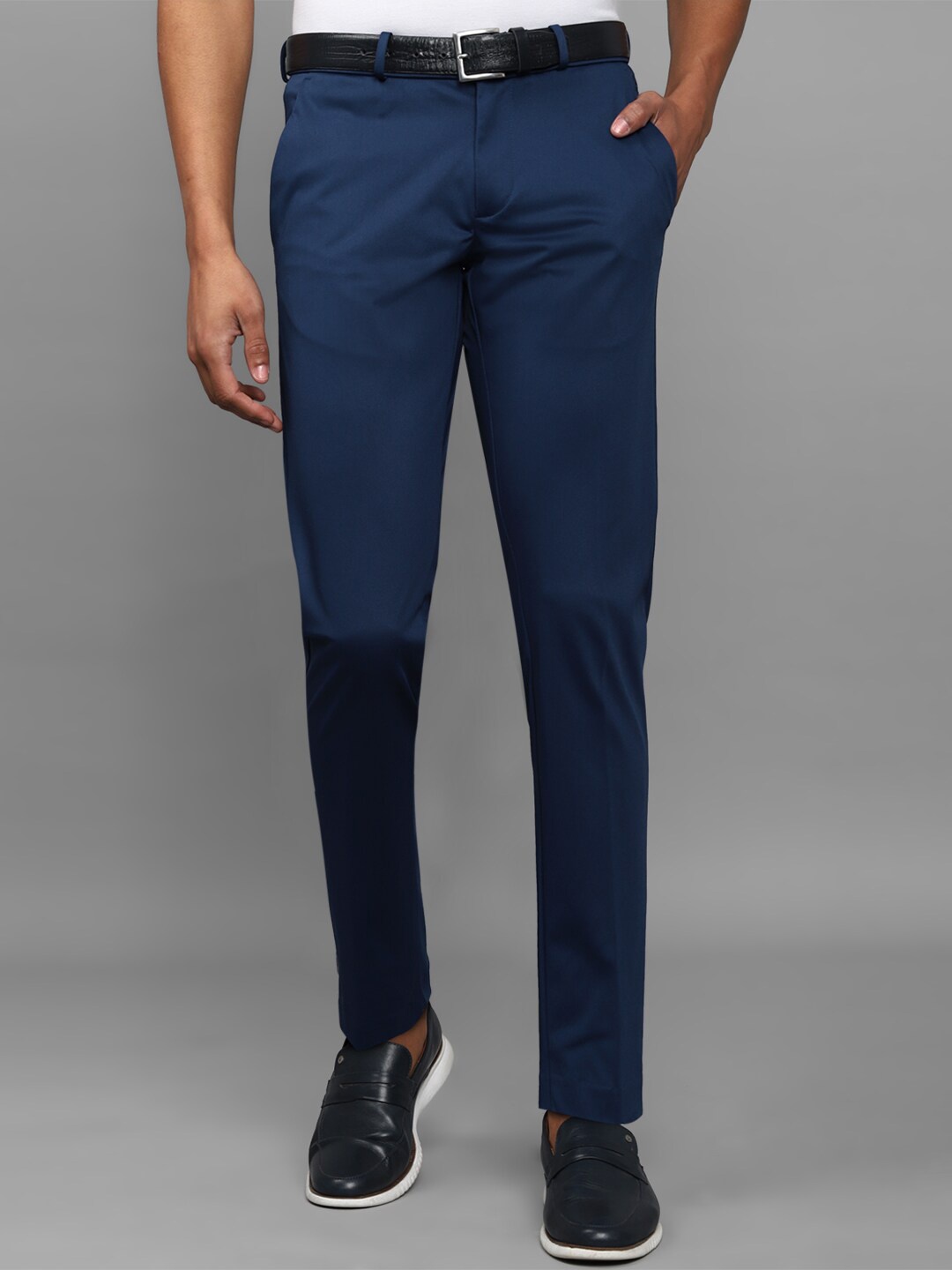 

Allen Solly Men Blue Slim Fit Trousers