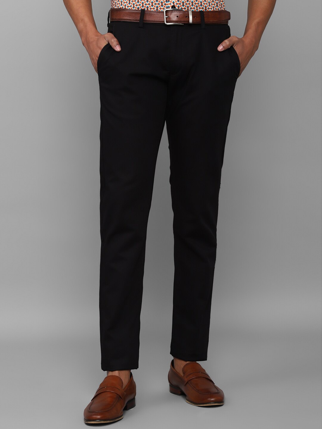 

Allen Solly Men Black Slim Fit Chinos Trouser
