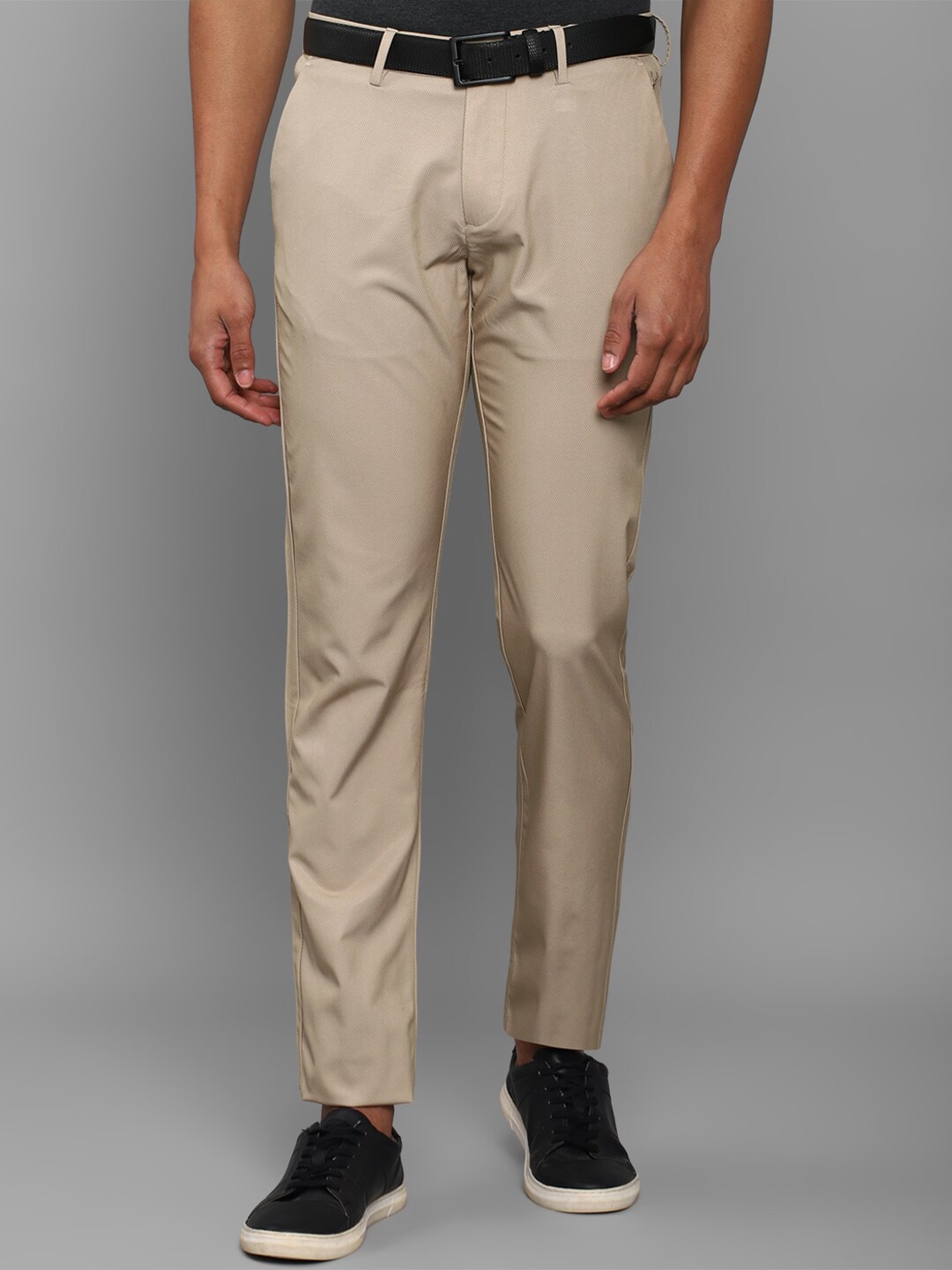 

Allen Solly Men Beige Slim Fit Trouser