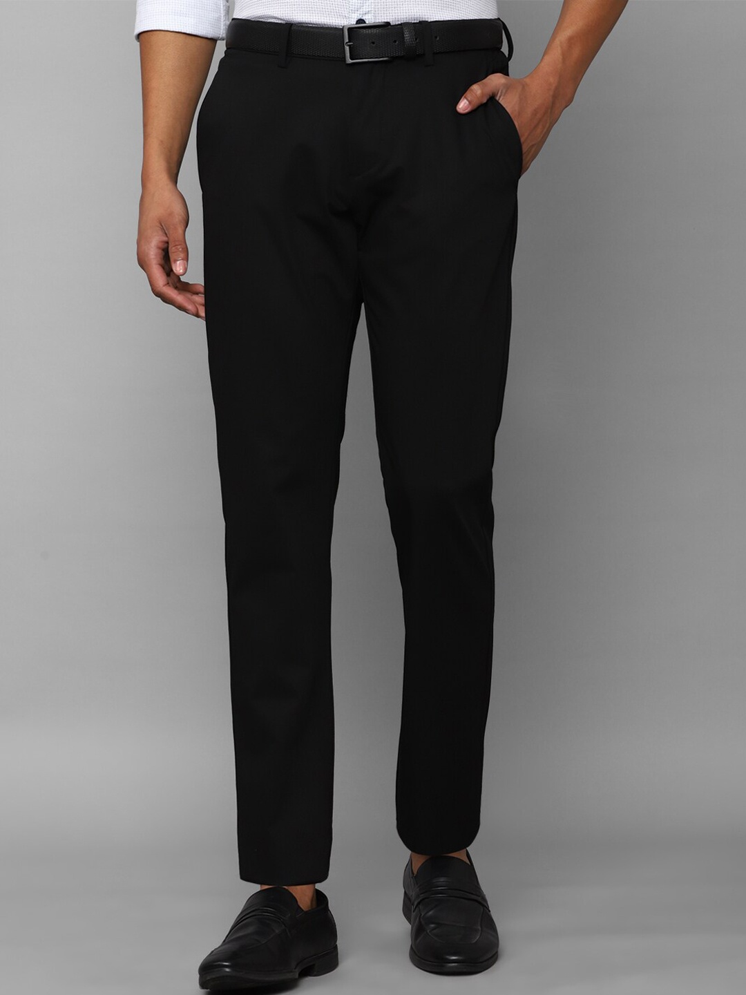 

Allen Solly Men Black Slim Fit Trouser