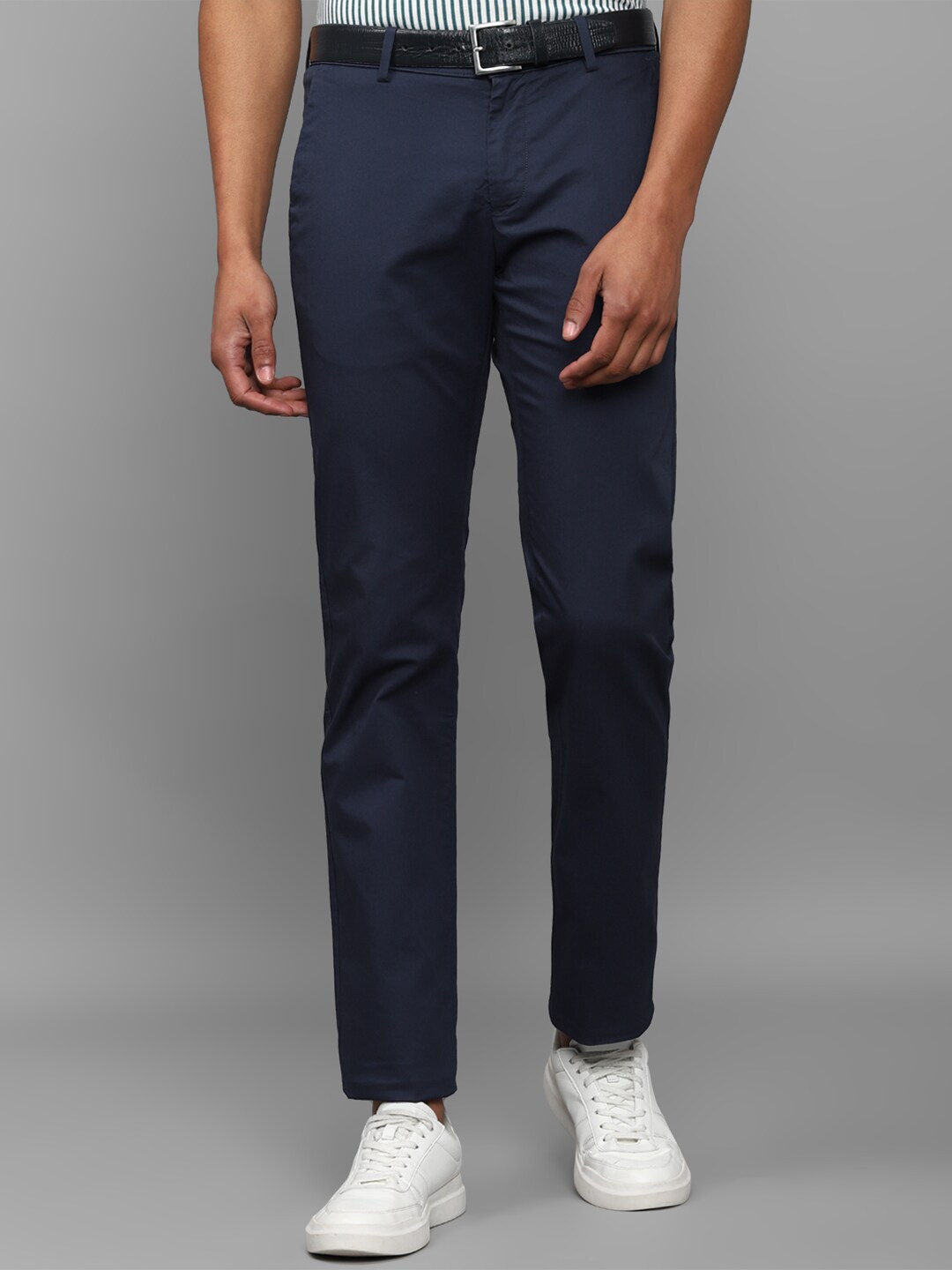 

Allen Solly Sport Men Navy Blue Slim Fit Trouser