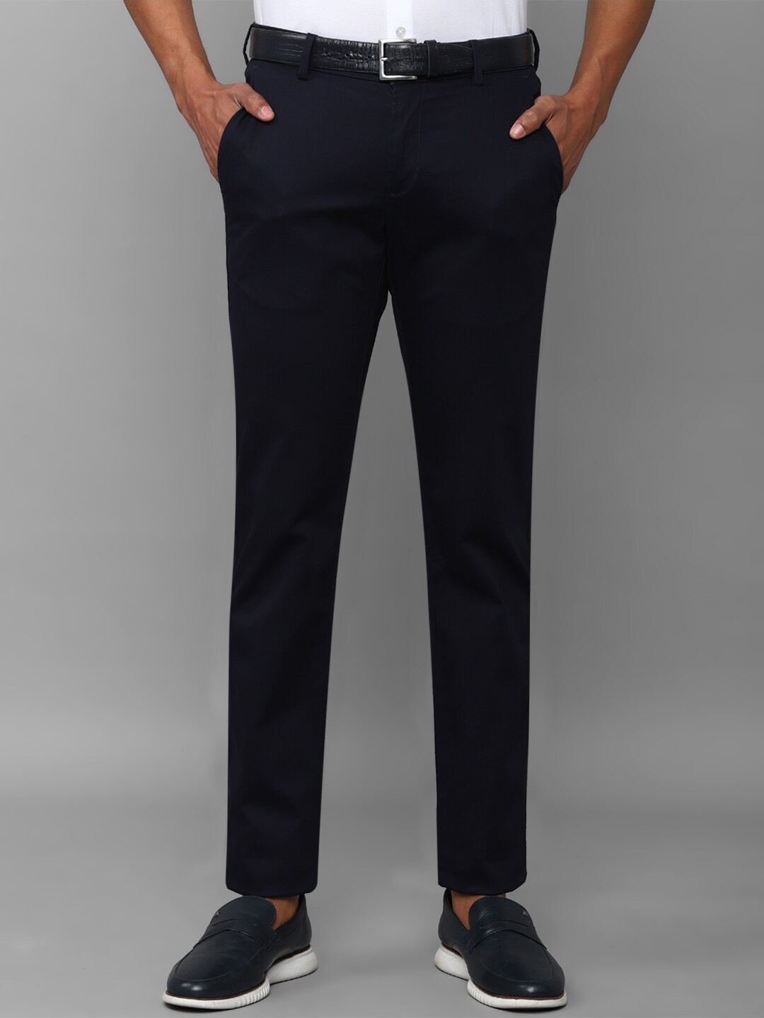 

Allen Solly Sport Men Navy Blue Slim Fit Trouser