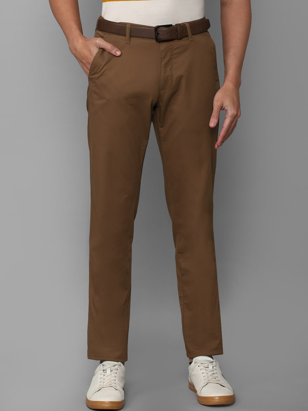 

Louis Philippe Sport Men Brown Slim Fit Chinos Trousers