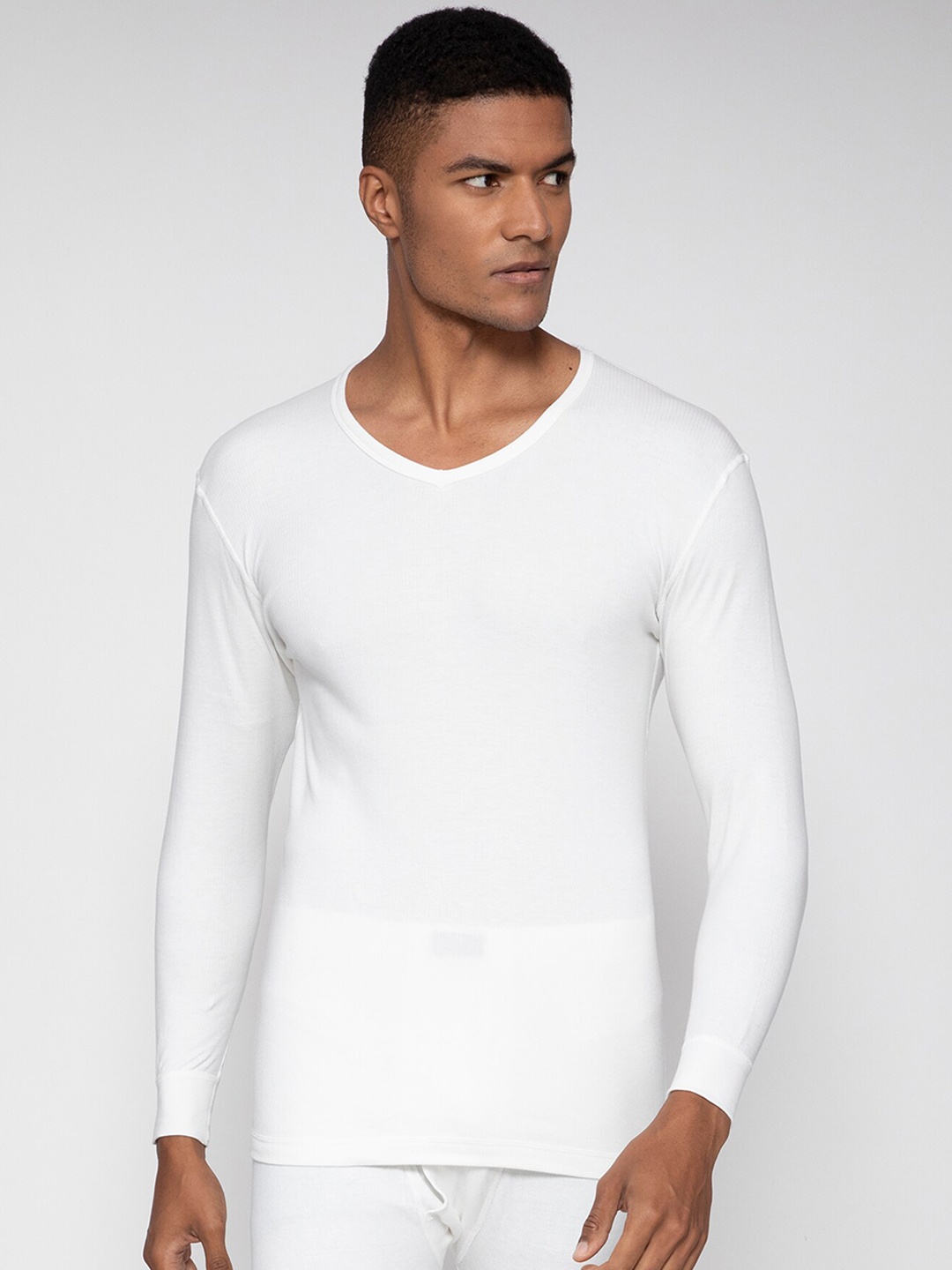 

SPORTO Men White Ultima Thermal T-Shirt