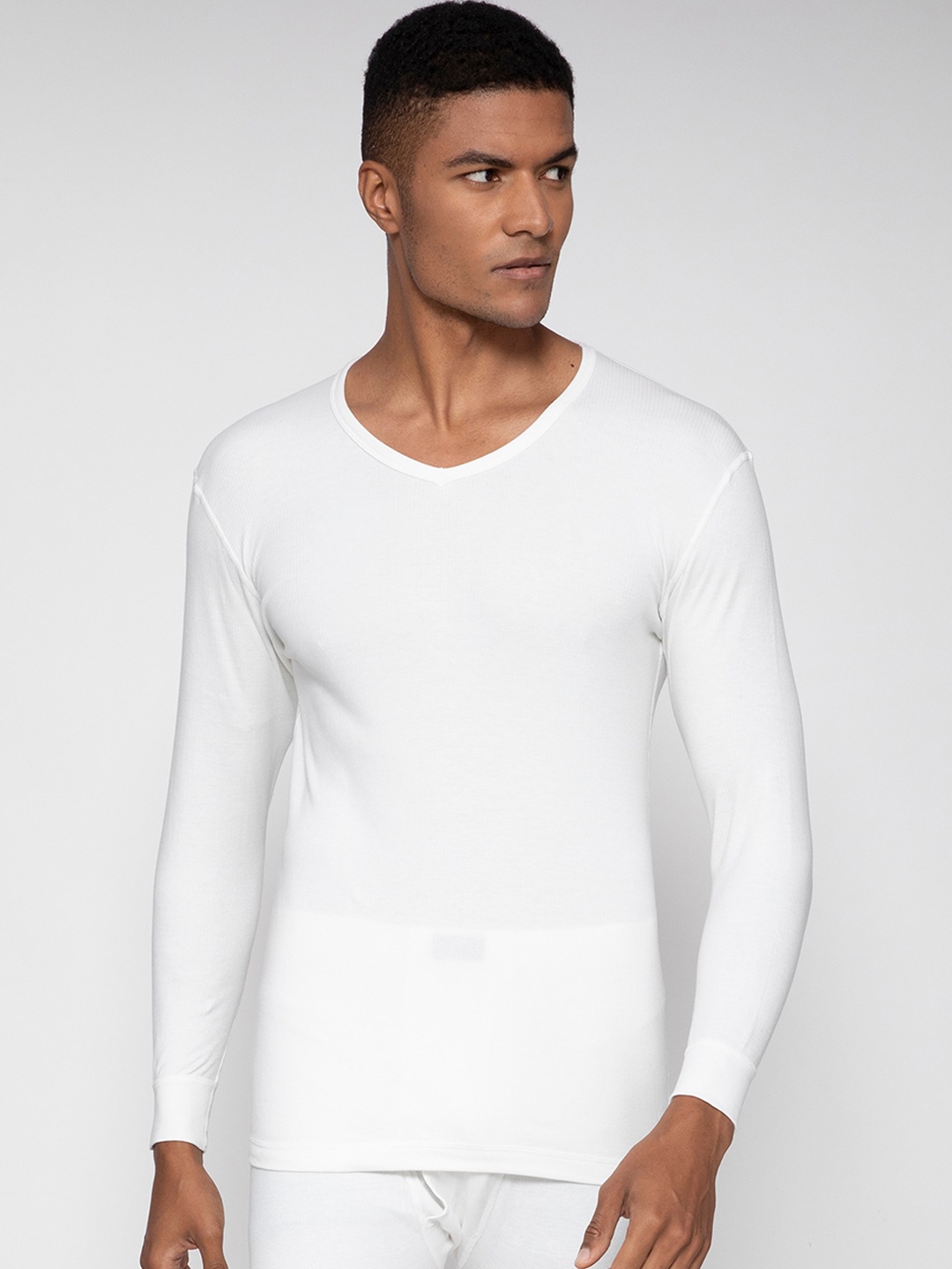 

SPORTO Men White Ultima Thermal T-Shirt