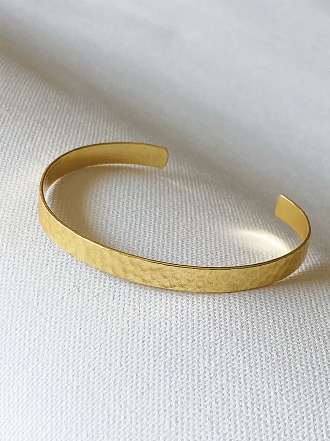 

Tipsyfly Women Gold-Plated Gold-Toned Brass Cuff Bracelet