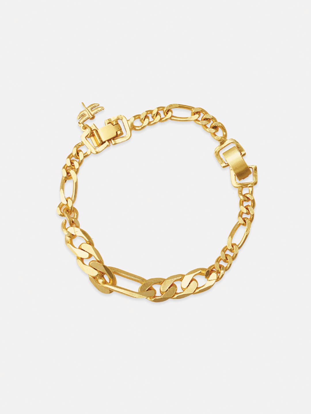 

Tipsyfly Women Gold-Plated Gold-Toned Brass Link Bracelet