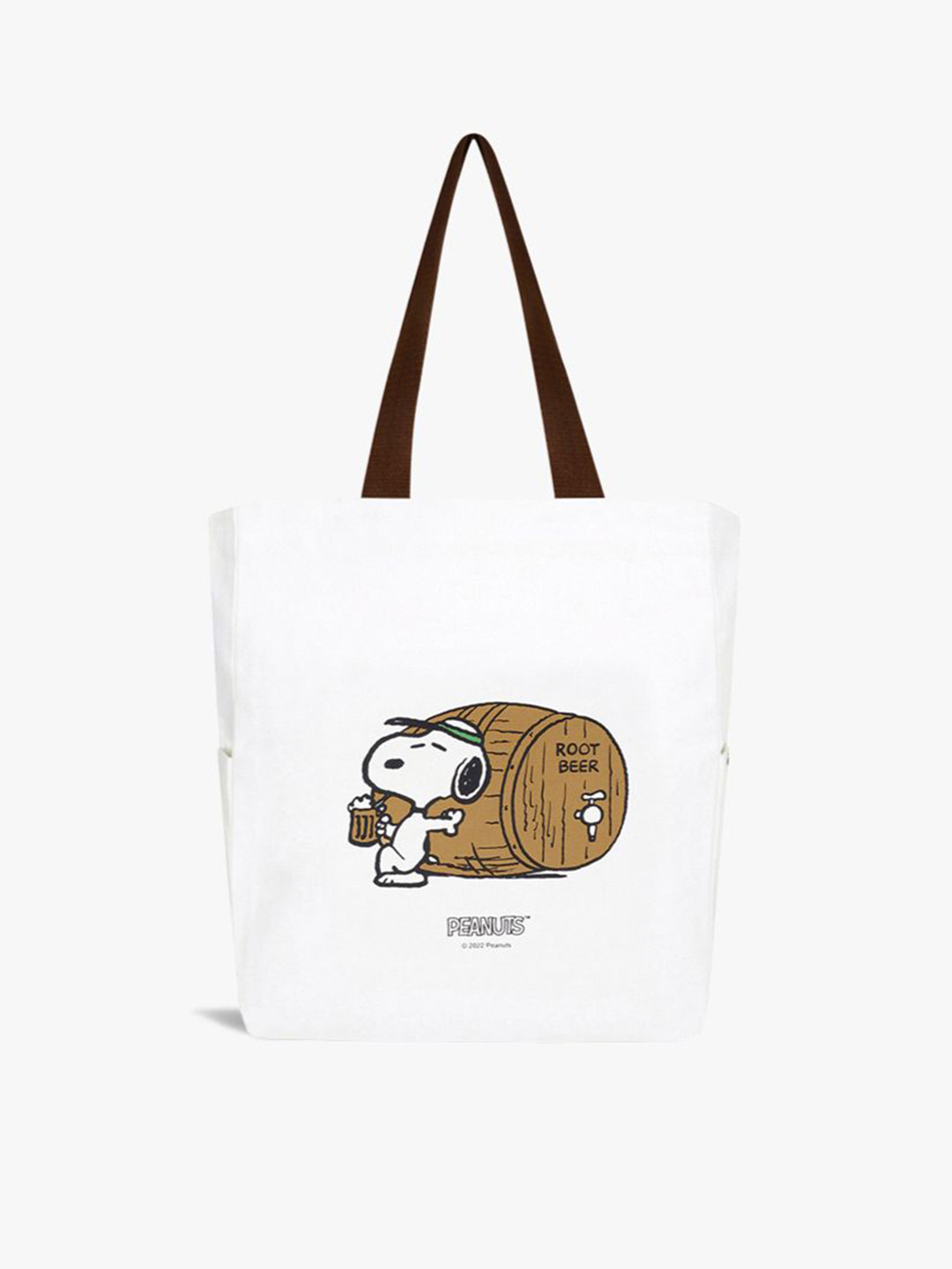 

EcoRight Women Printed Oversized Shopper Tote Bag, White