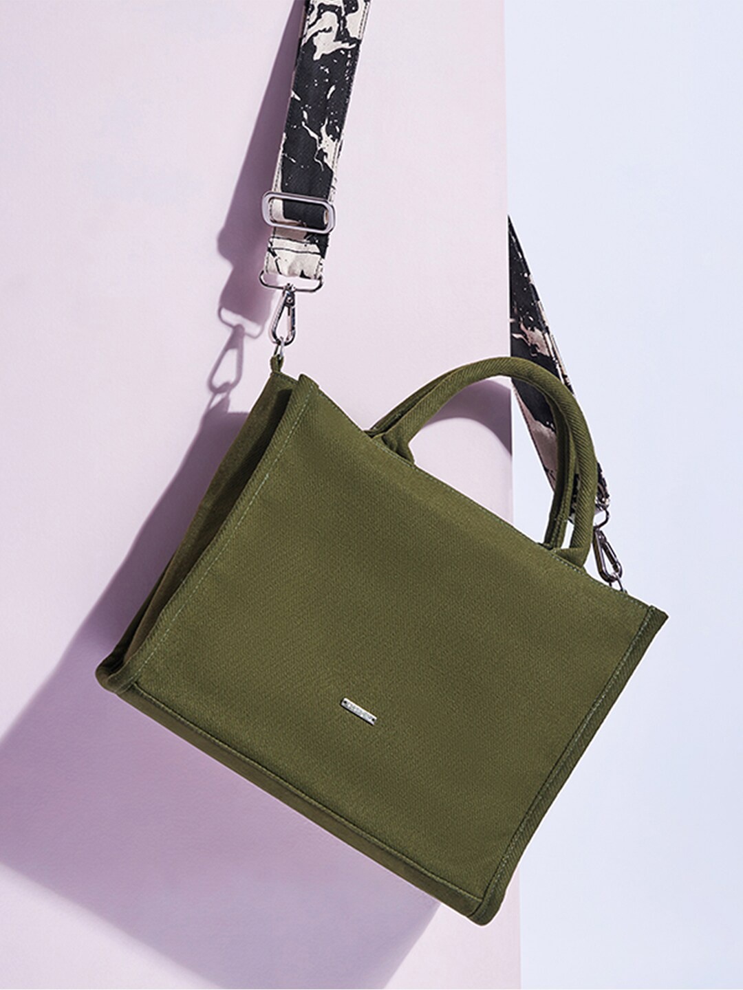 

EcoRight Cotton Satchel Bag, Olive