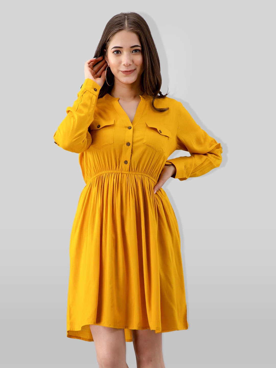 

PRETTY LOVING THING Yellow Dress