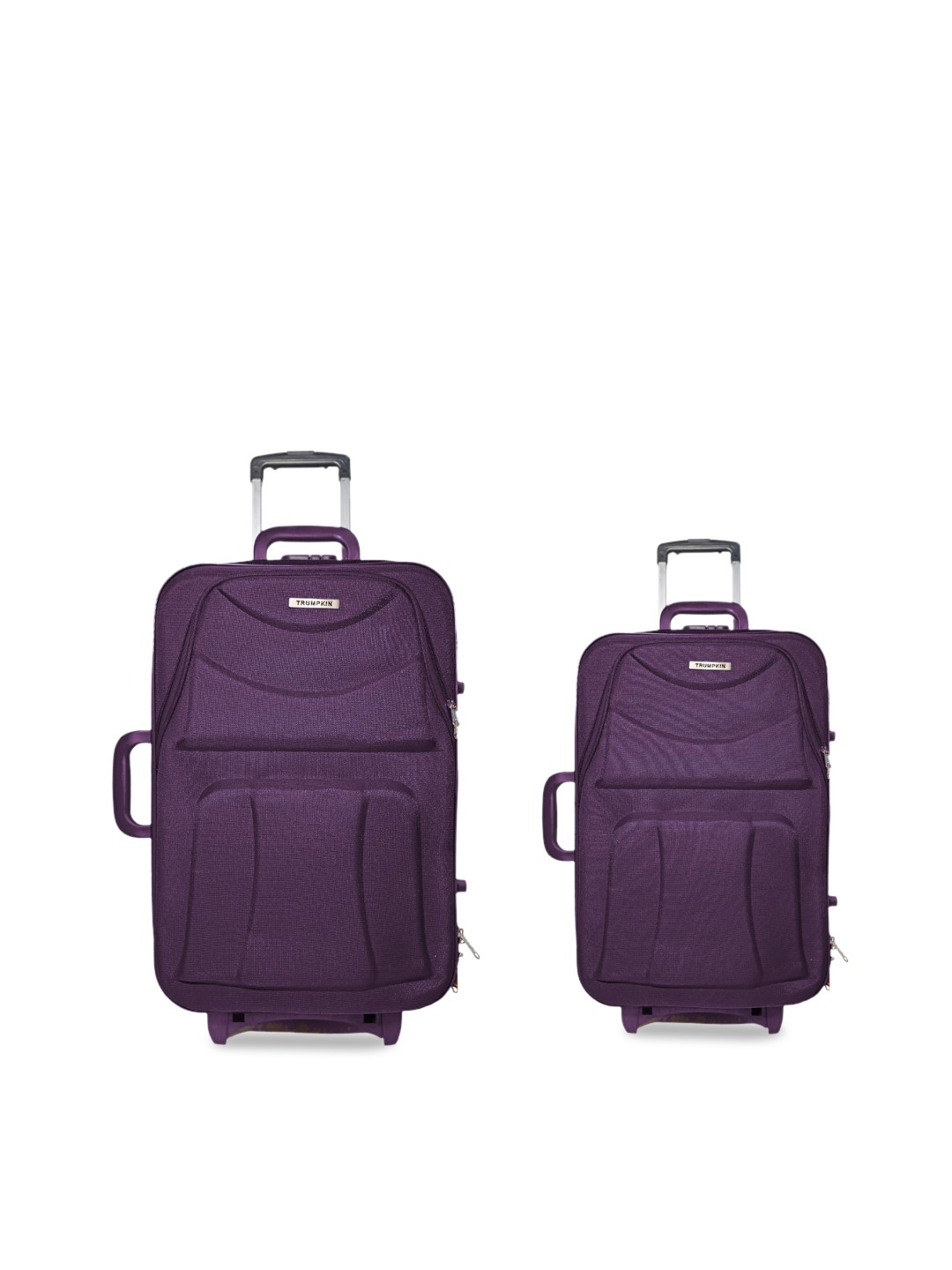 

Trumpkin Set Of 2 Purple Soft-Case Trolley Bag
