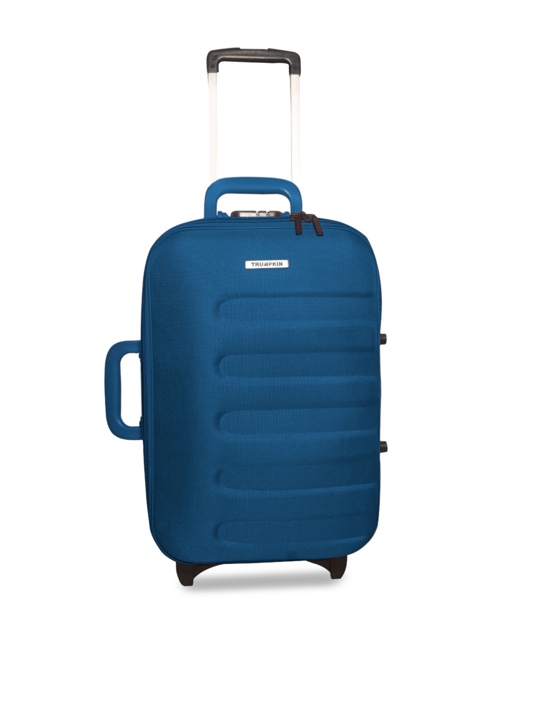 

Trumpkin Textured Soft-Sided Cabin Trolley Suitcase, Blue