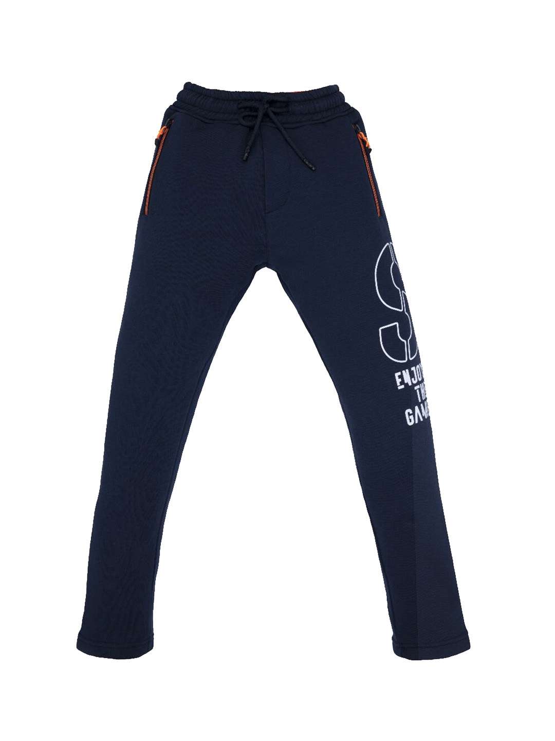 

Status Quo Boys Navy Blue Self Design Track Pants