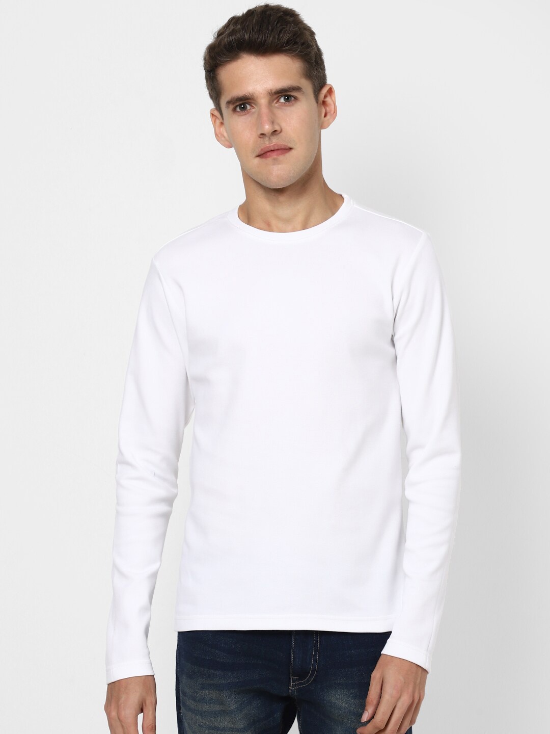 

VASTRADO Men White Cotton T-shirt