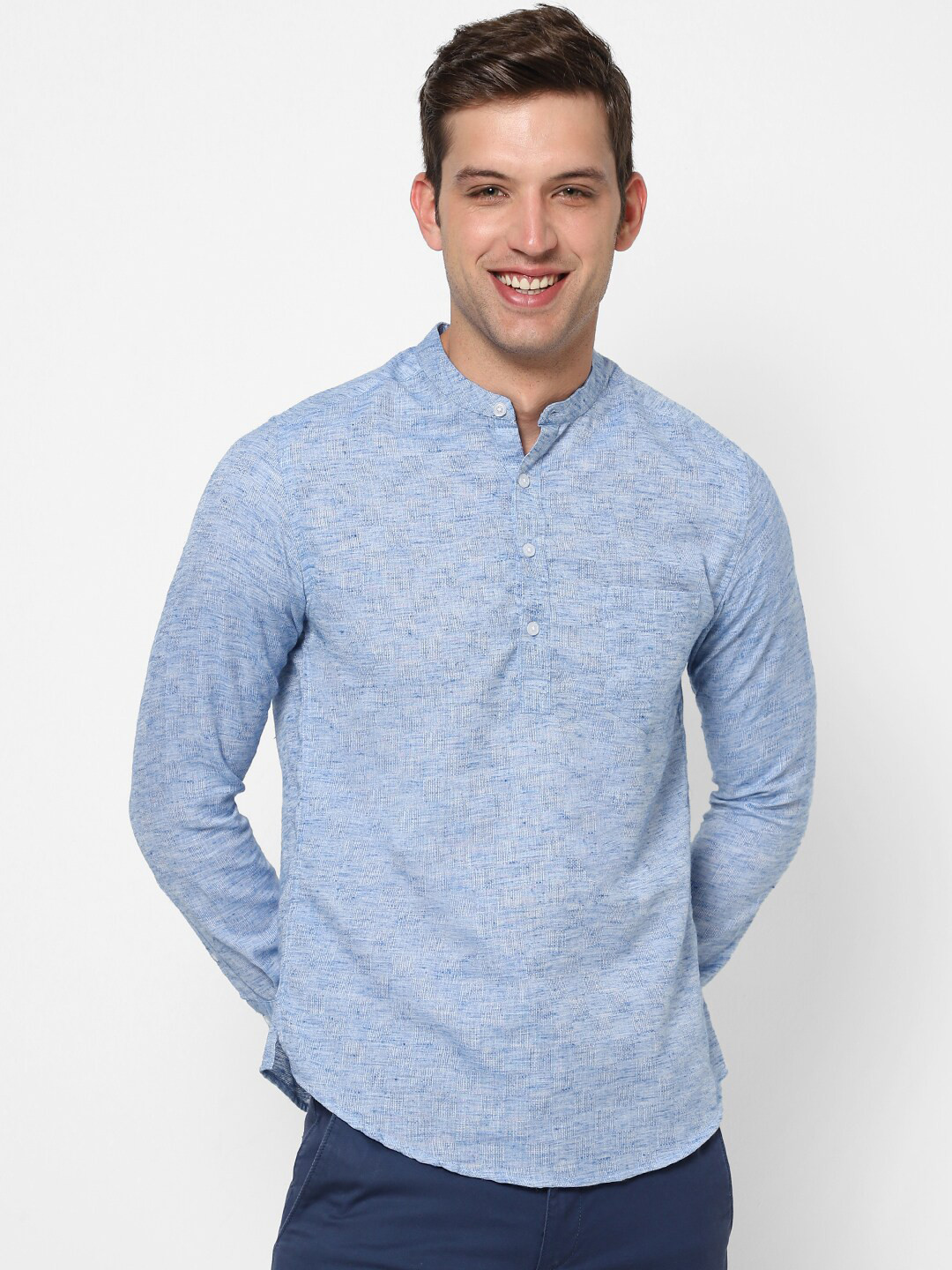 

VASTRADO Men Blue Slim Fit Casual Shirt