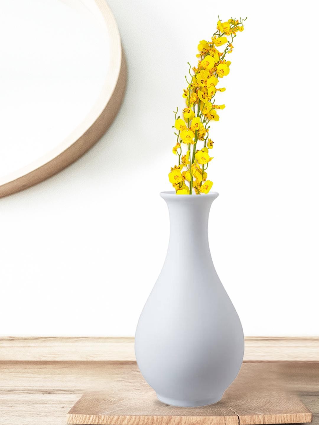 

Athome by Nilkamal Yellow Orchid Artificial Flower Stick