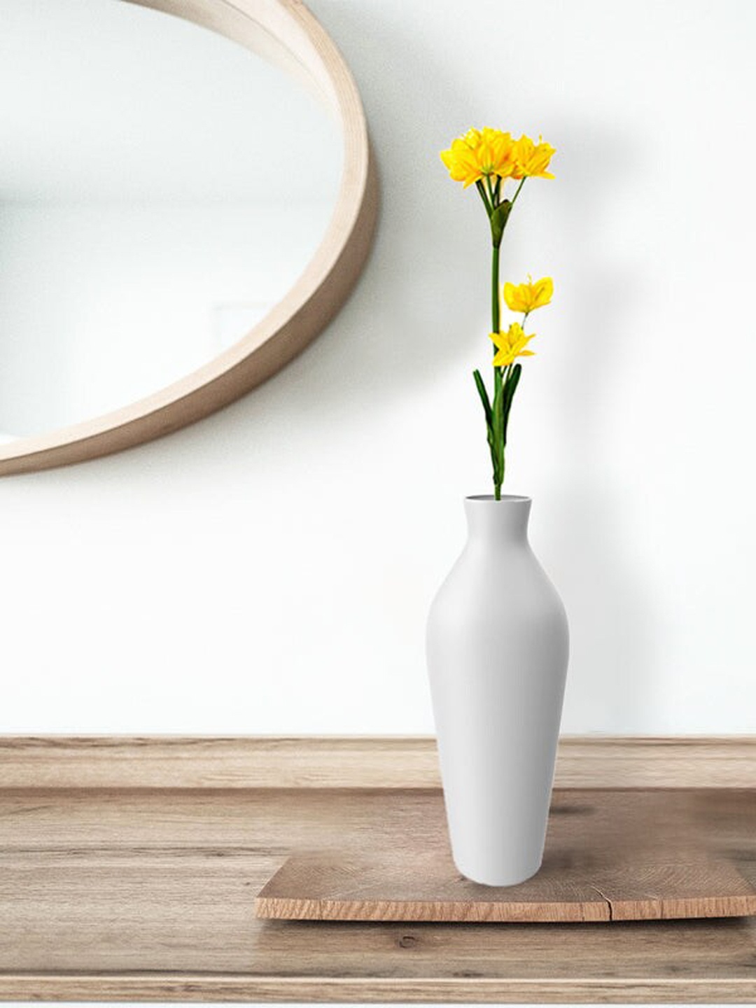 

Athome by Nilkamal Yellow Lily Artificial Flower Stick