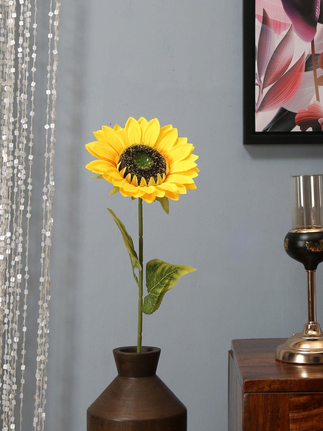 

Athome by Nilkamal Yellow Sunflower Artificial Stick