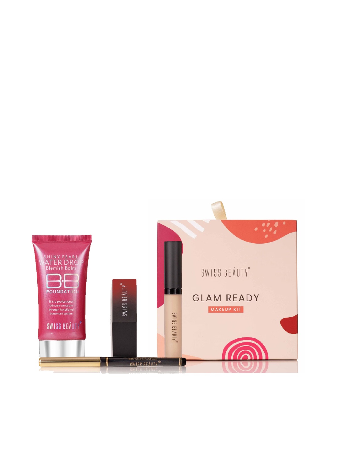 

SWISS BEAUTY Glam Ready Makeup Gift Set, Beige