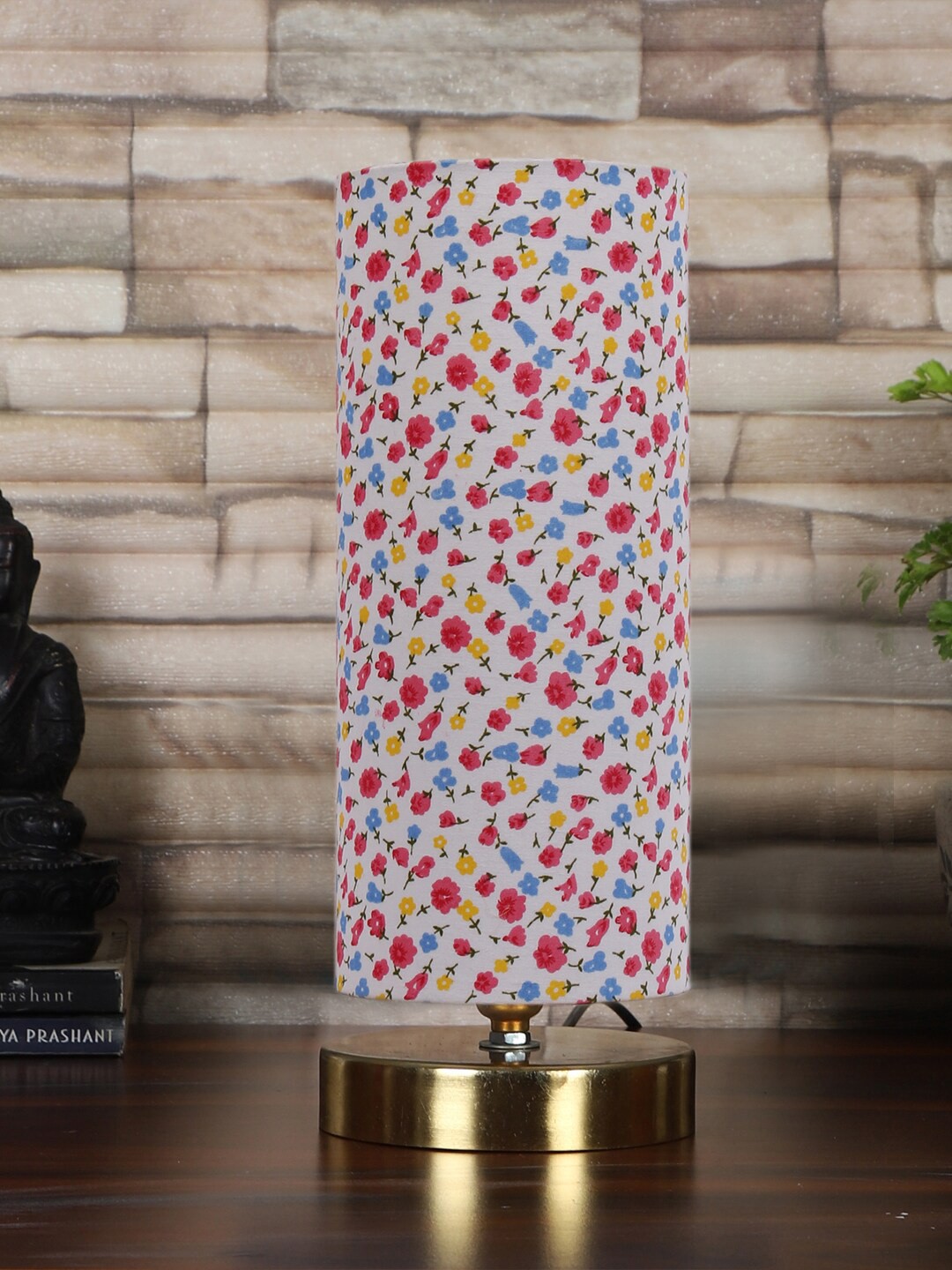 

Devansh Cylindrical Contemporary Table Lamp, Multi