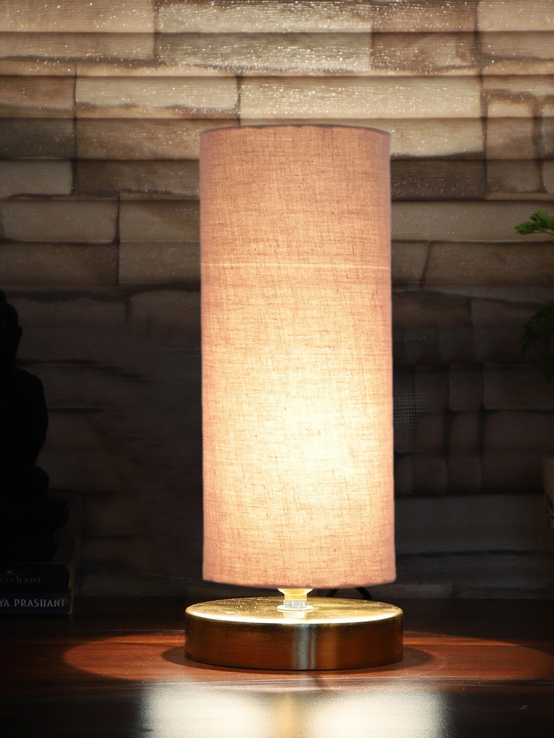 

Devansh Grey & Gold Wood Table Lamp