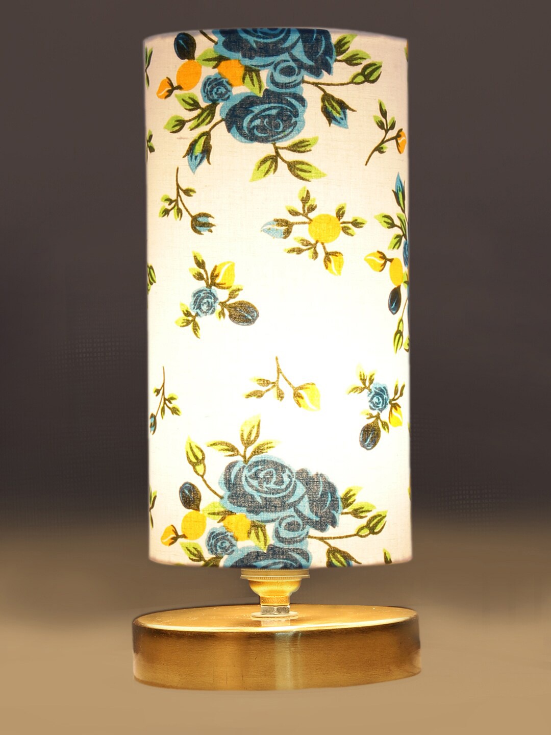 

Devansh Cylindrical Traditional Table Lamp, White