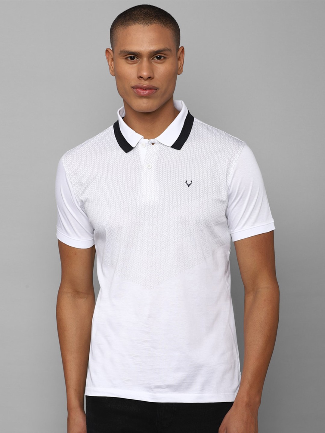 

Allen Solly Polo Collar Cotton T-shirt, White