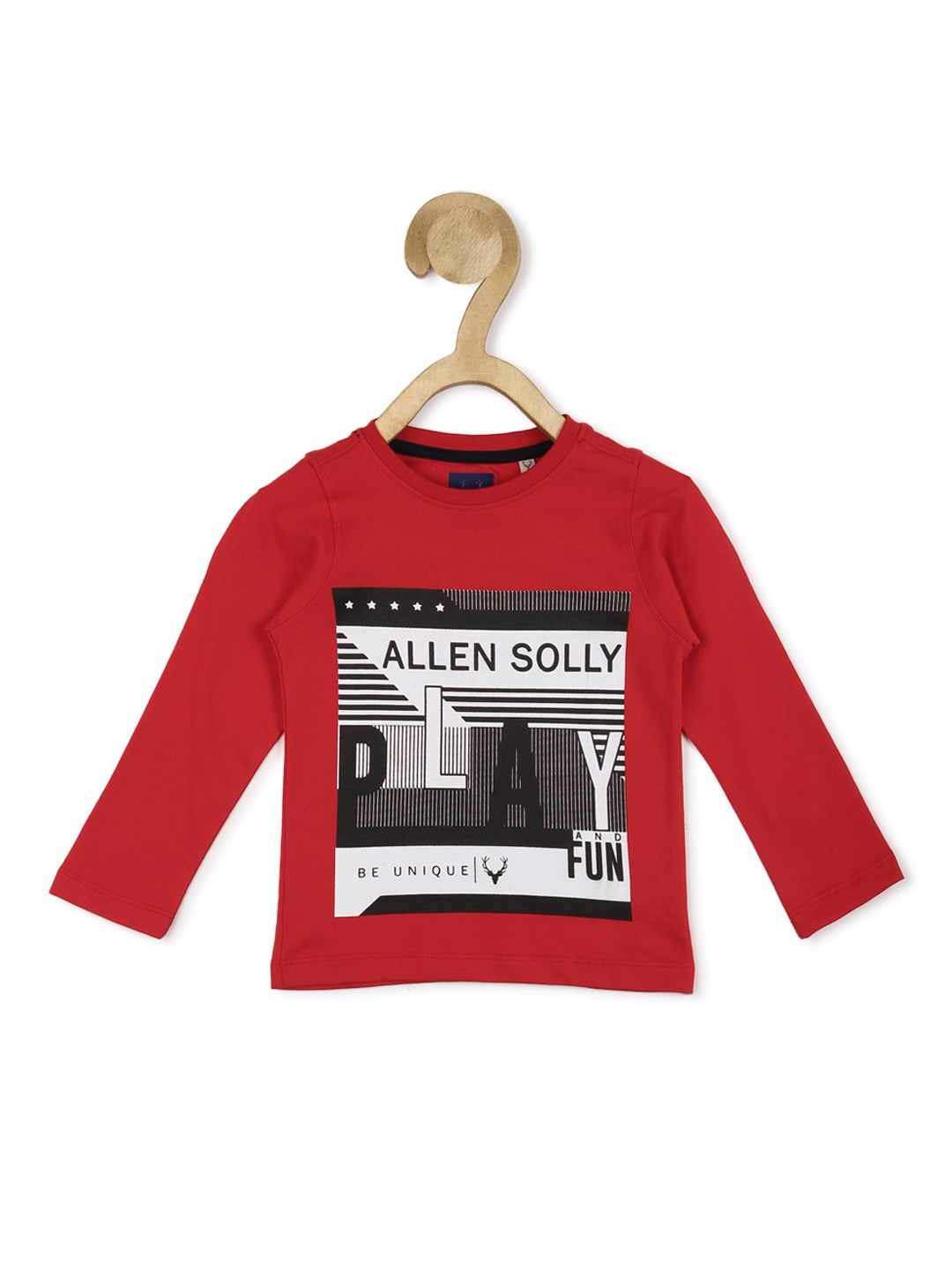 

Allen Solly Junior Boys Typography Printed T-shirt, Red