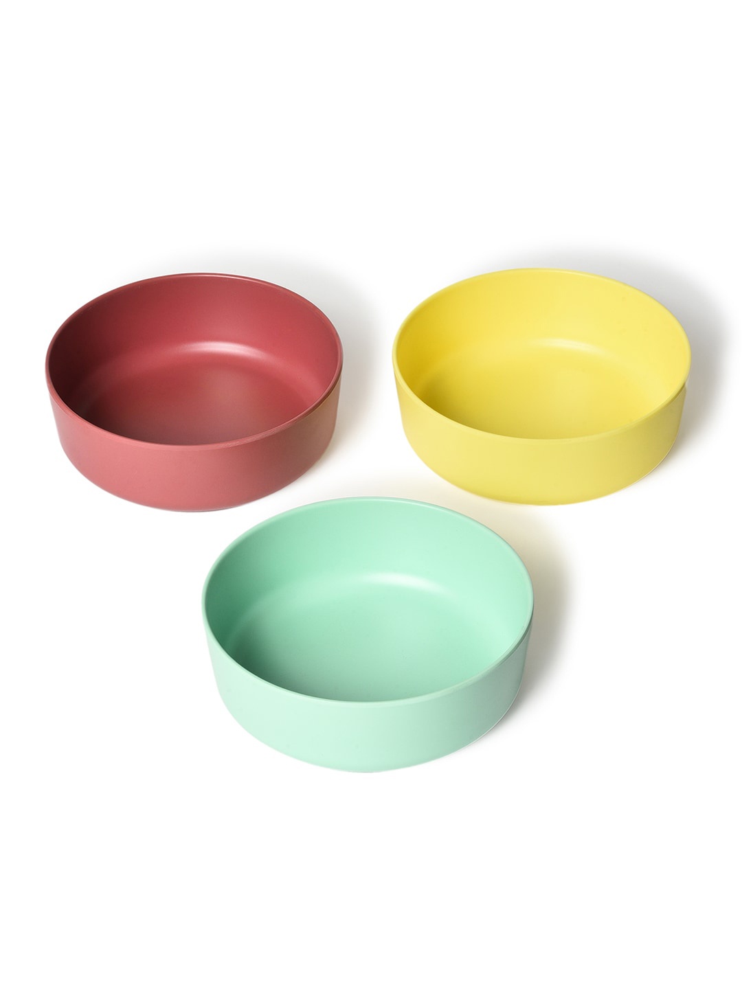 

MiArcus Pack of 3 Pieces Bamboo Matte Bowls, Green