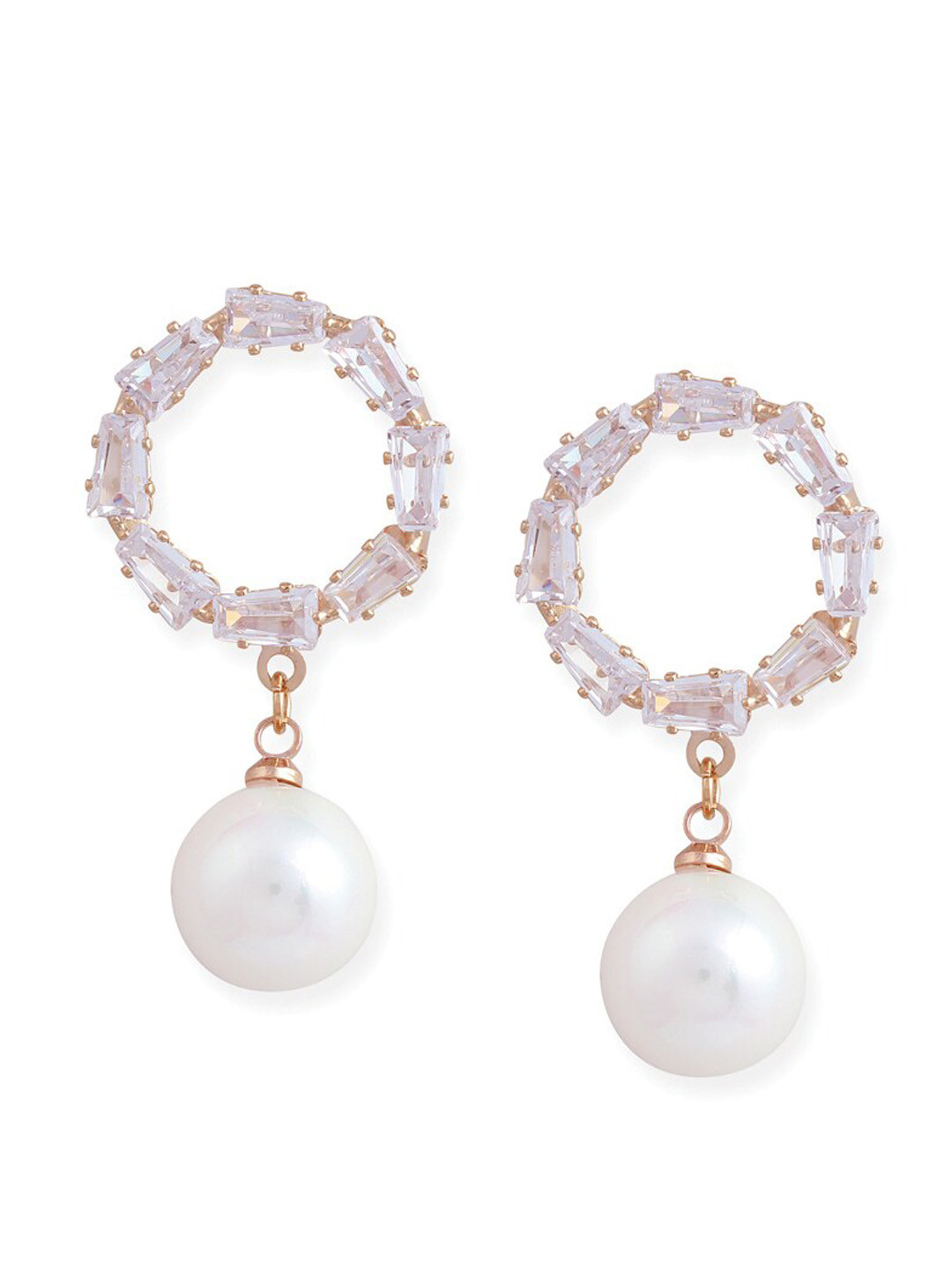 

Tipsyfly Gold-Plated Contemporary Drop Earrings