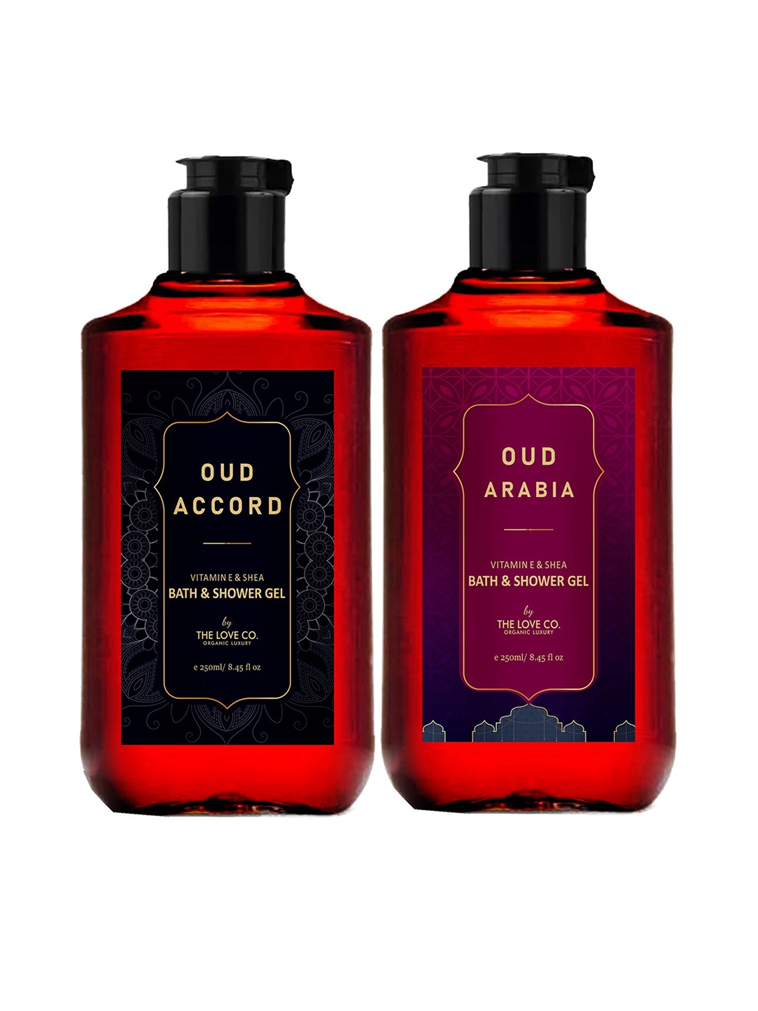 

THE LOVE CO. Set Of 2 Oud Accord & Oud Arabia Body Wash - 250ML Each, White