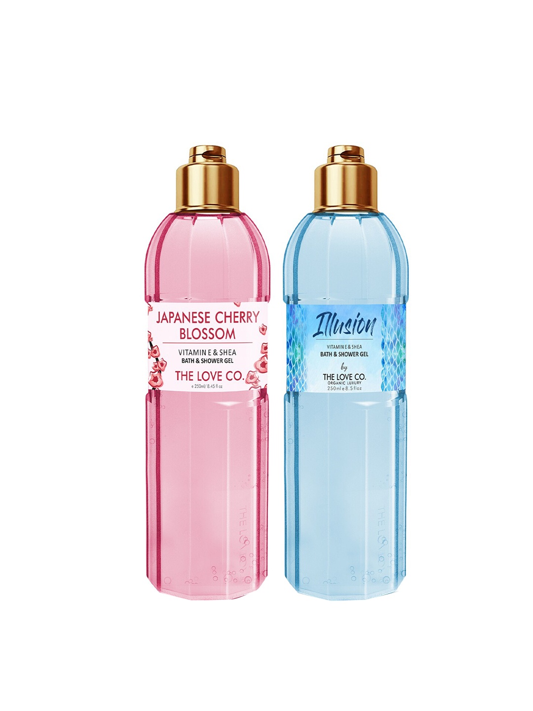 

THE LOVE CO. Set Of 2 Luxury Moisturizing Shower Gel - 250ML Each, White