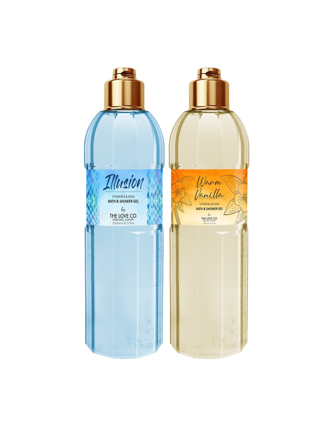 

THE LOVE CO. Set Of 2 Luxury Moisturizing Shower Gel - 250ML Each, White