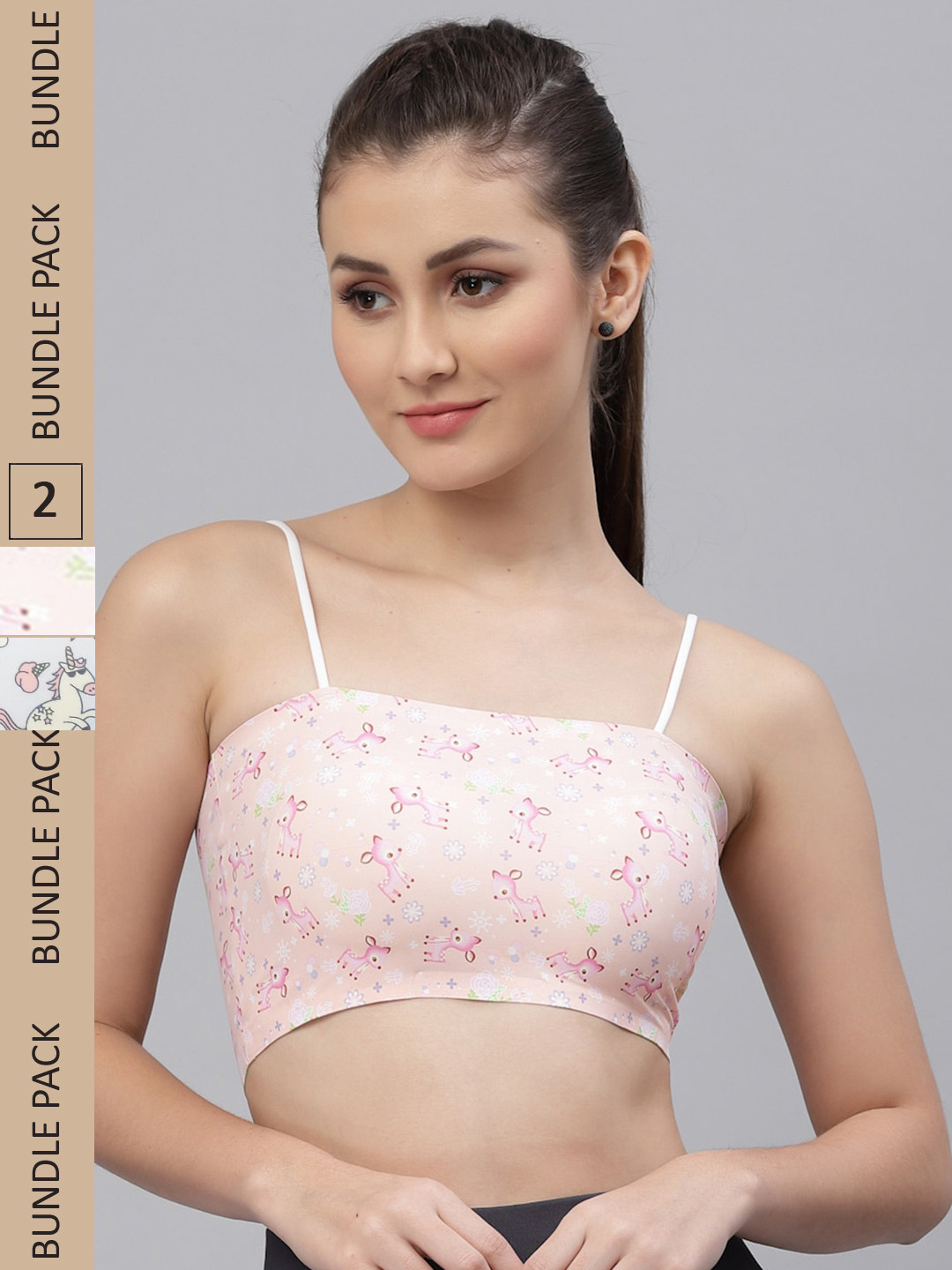 

Friskers Pink & Blue Pack of 2 Lightly Padded Bra