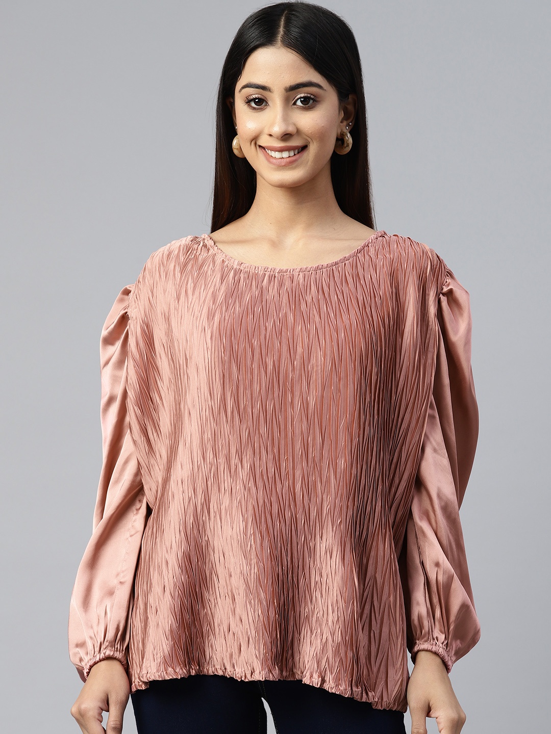 

plusS Mauve Georgette Top