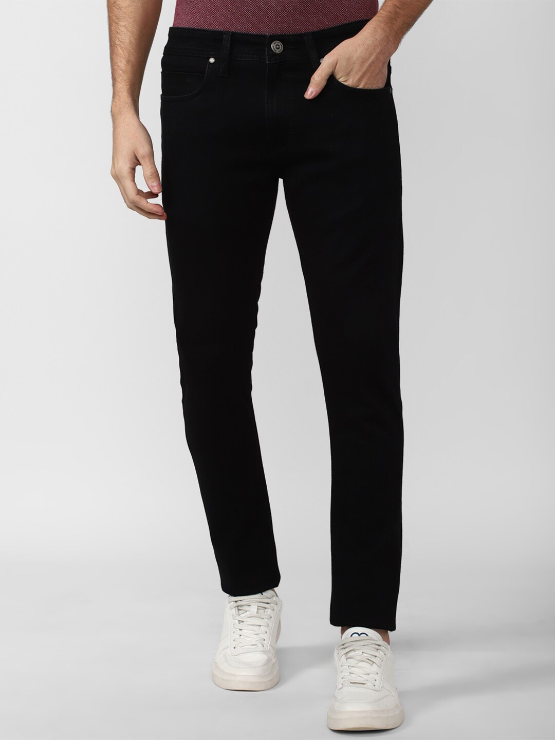 

Peter England Casuals Men Black Skinny Fit Jeans