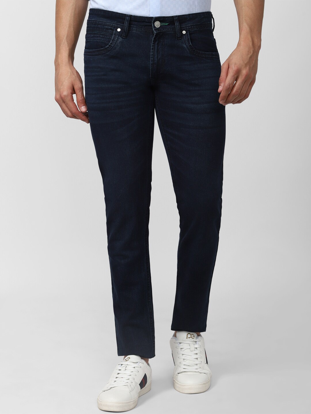 

Peter England Casuals Men Navy Blue Skinny Fit Jeans