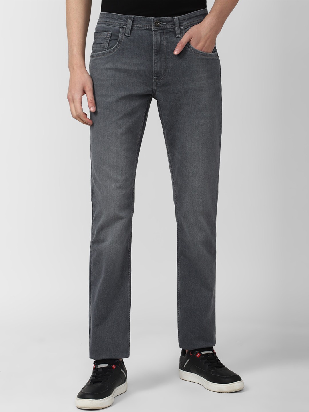 

V Dot Men Grey Light Fade Jeans