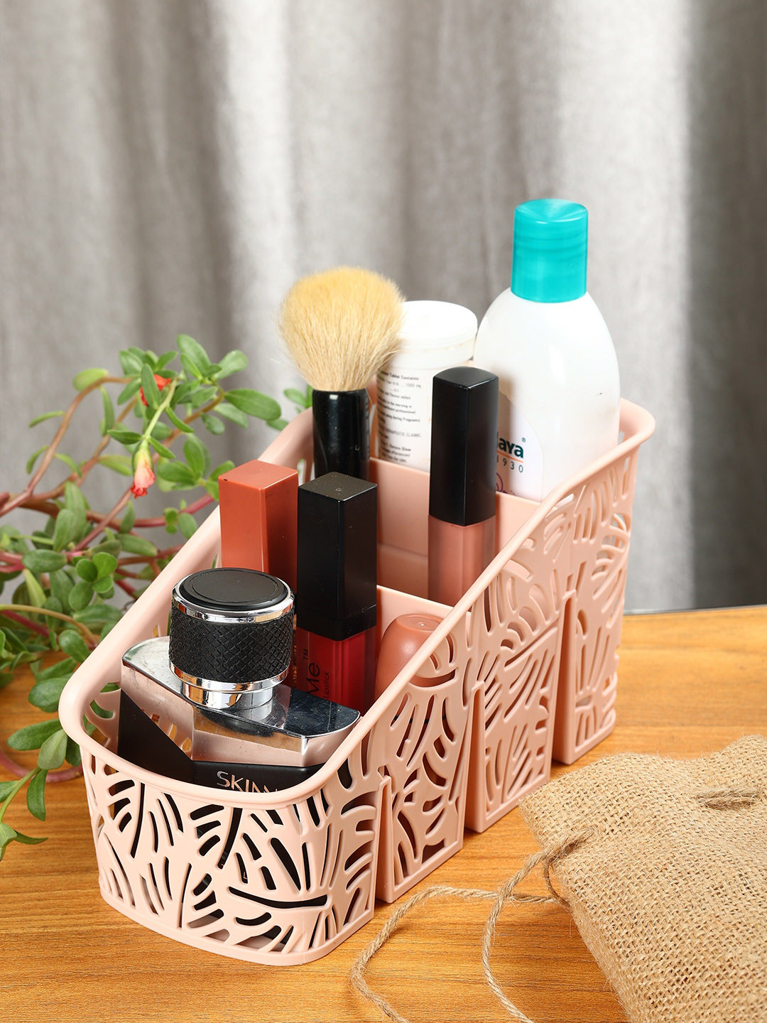 

ZEVORA Pack Of 4 Multi-Purpose Organizer, Peach