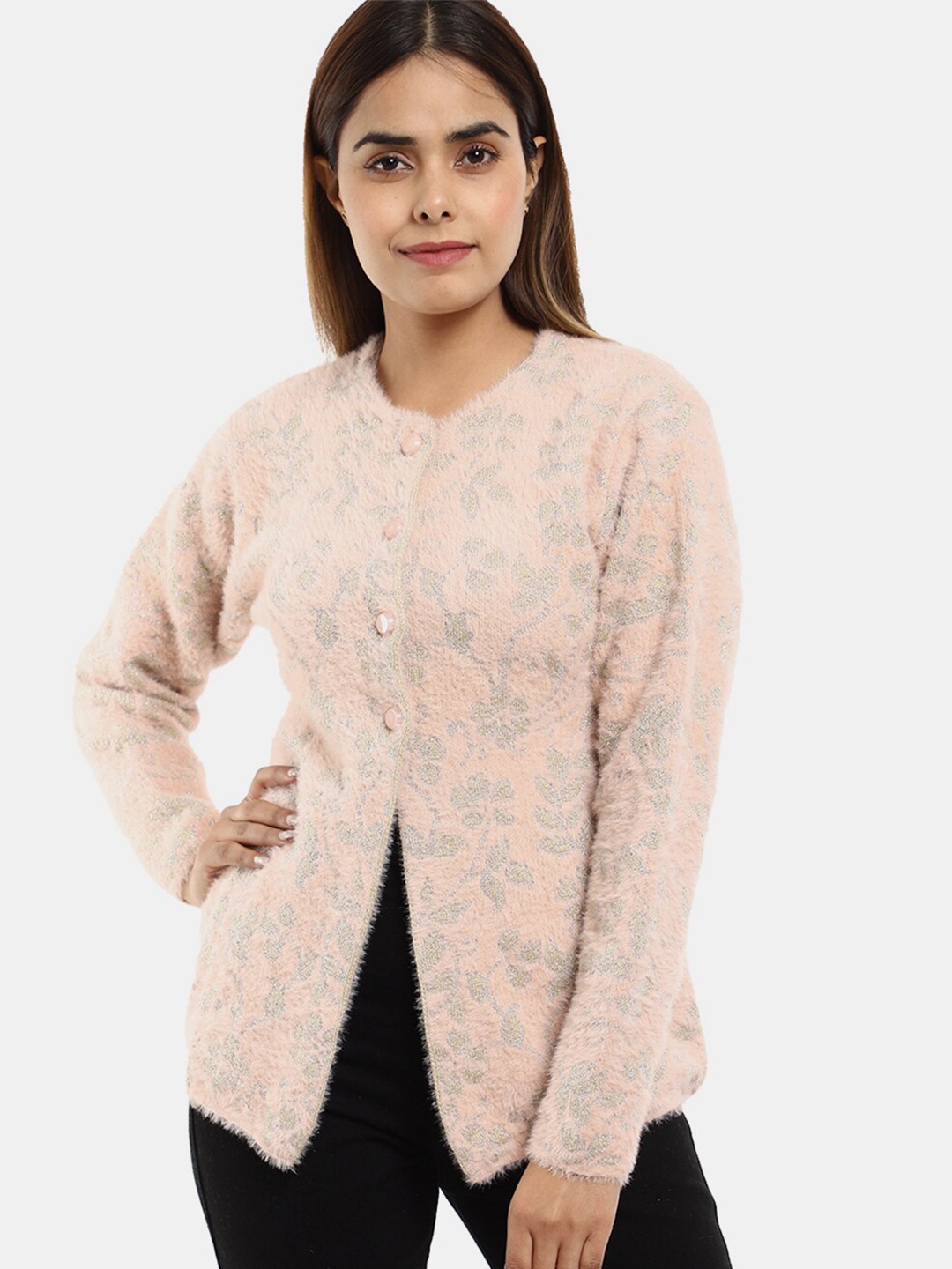 

V-Mart Women Pink Sweatshirt