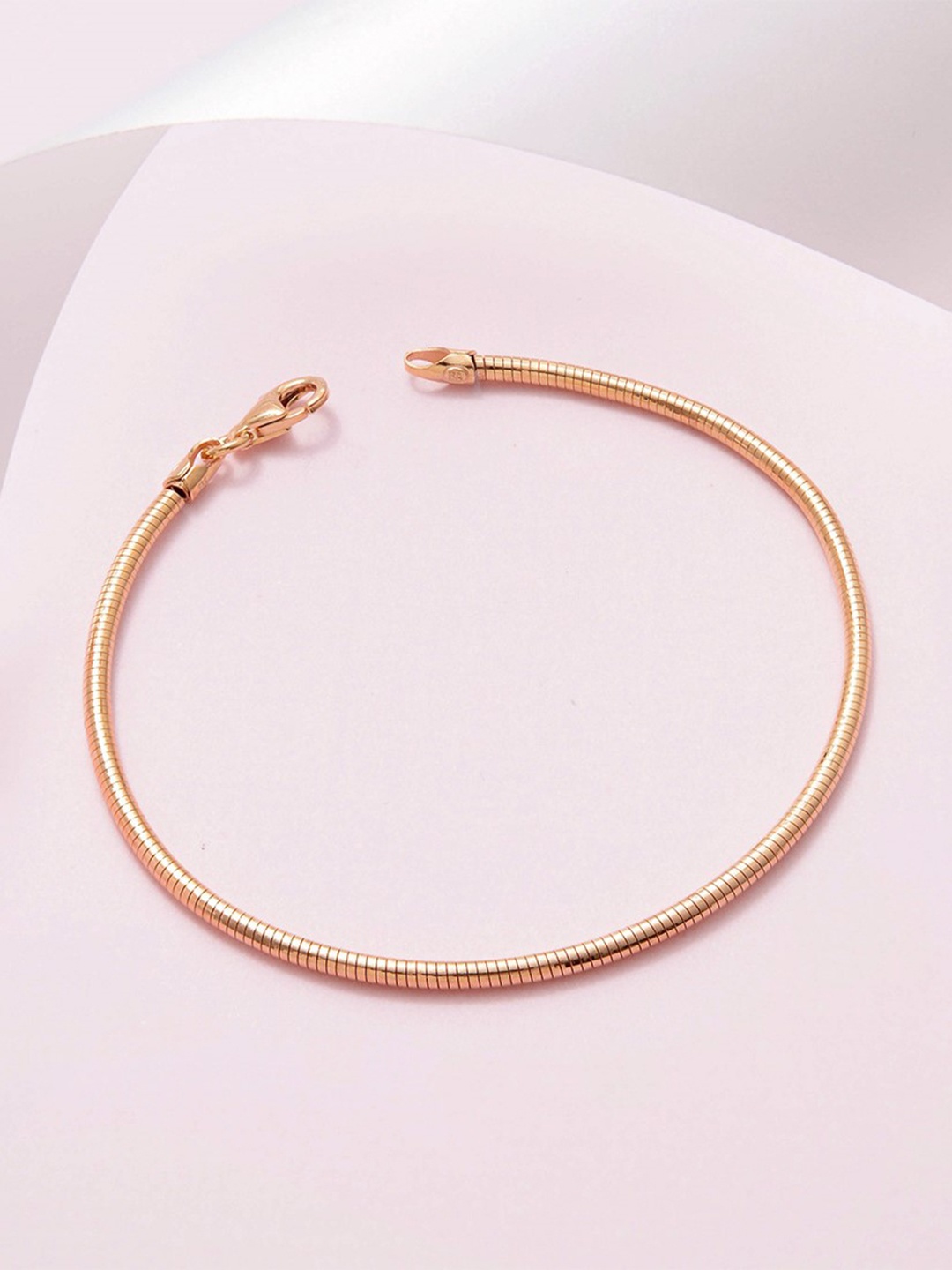 

Zavya Women Rose Gold-Plated Silver Cuff Bracelet