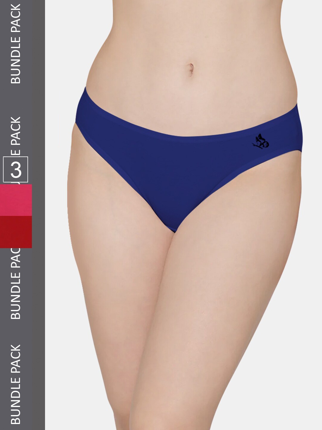 

Kalyani Women Pack Of 3 Bikini Briefs, Blue