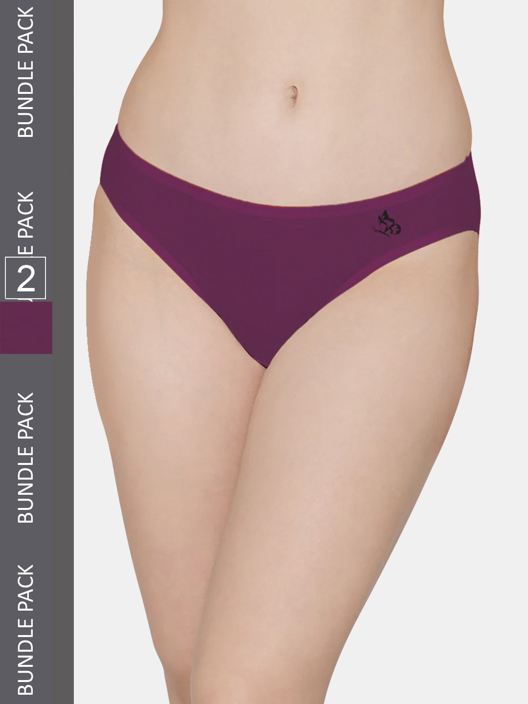 

Kalyani Women Pack Of 3 Burgundy Bikini Briefs