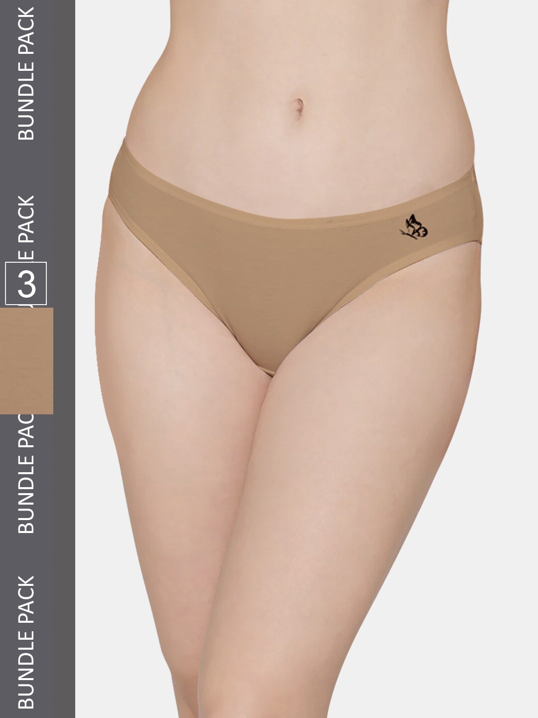 

Kalyani Women Pack Of 3 Nude Bikini Briefs