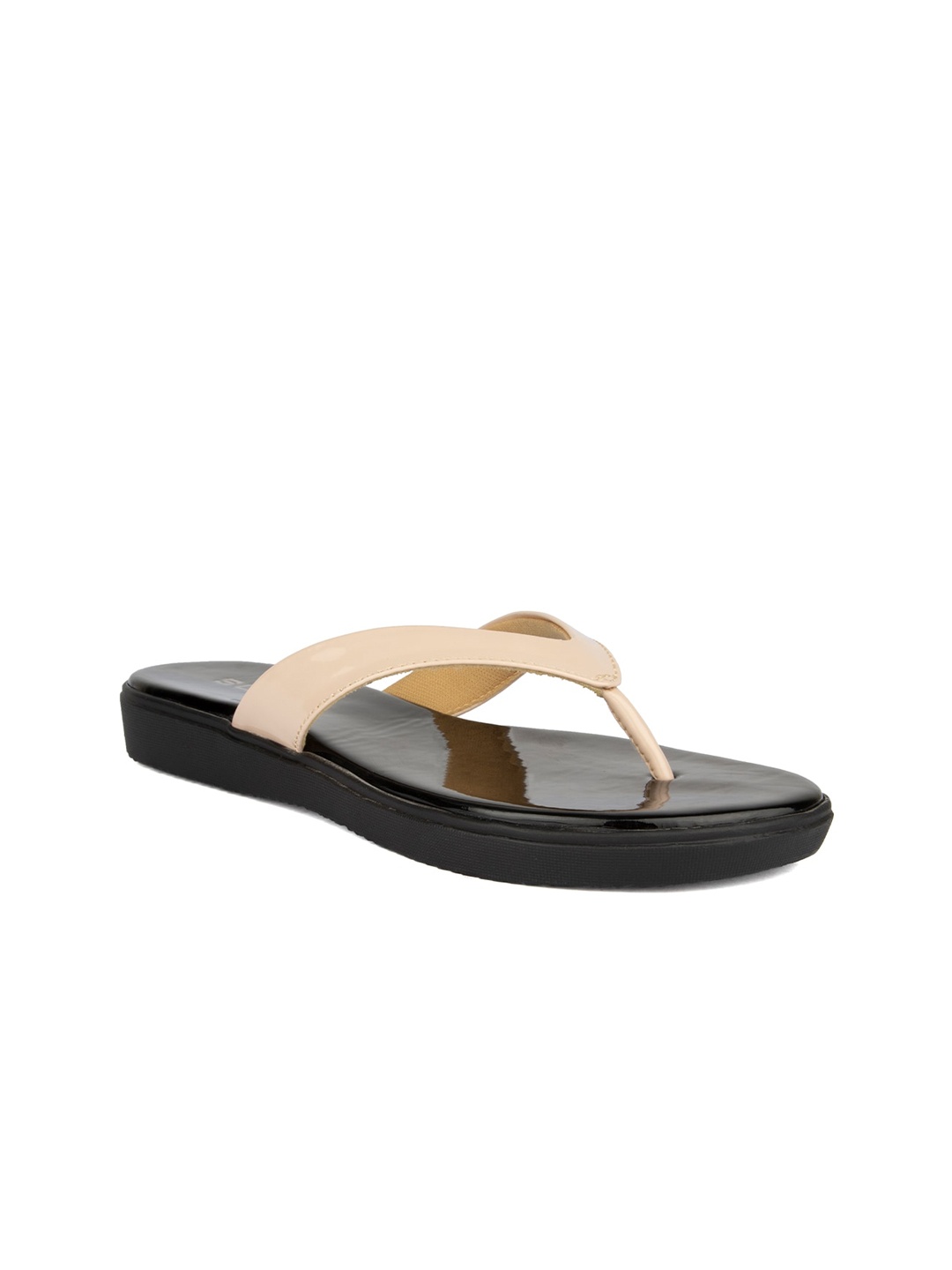 

SOLES Women Beige Open Toe Flats